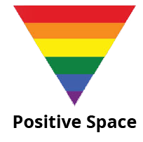 positive space  website logo